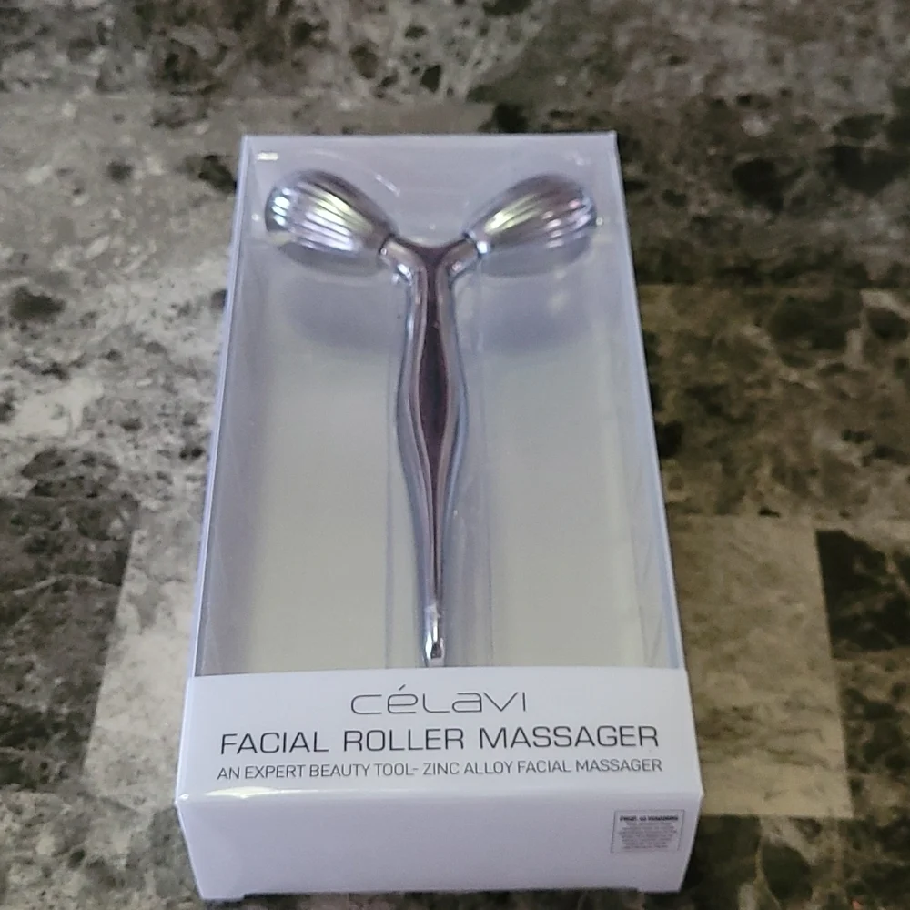 Infiniti Conair hair Brush & Celavi facial roller massager bundle